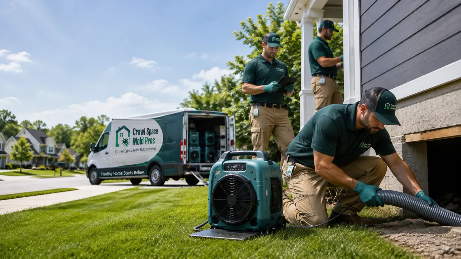 Crawl Space Mold Removal in Sleepy Eye, MN